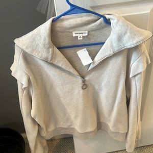 Ruby and Jenna quarter zip sweater